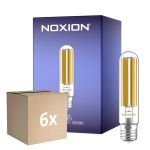 Lot 6x Noxion LED HID Équivalent SON-T/NAV-T Tubulaire Filament E40 38W 7200lm - 730 Blanc Chaud | Équivalent 125W