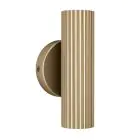 Eglo Applique Murale Portillo Acier Laiton Up & Down | Convient pour 2x GU10