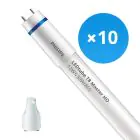 Lot 10x Philips Tube LED T8 MASTER (EM/Direct 230V) High Output 12W 1575lm - 865 Lumière Du Jour | 90cm - Équivalent 30W